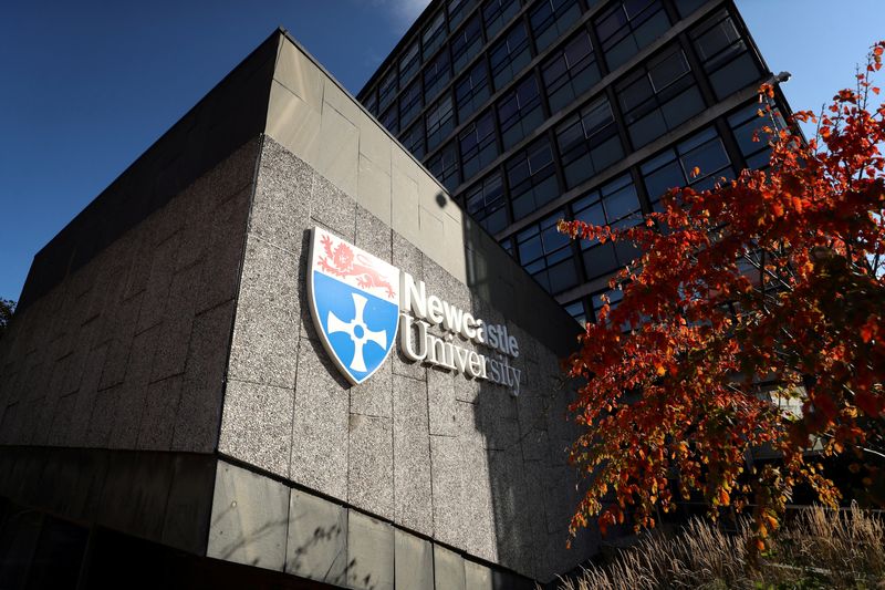 FILE PHOTO: A general view of Newcastle University in Newcastle